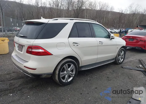 2012 Mercedes-Benz Ml 350 4Matic from USA, damaged, VIN 4JGDA5HB6CA012648